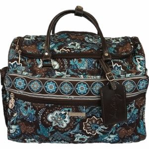 VERA BRADLEY Rolling Travel Duffel Luggage